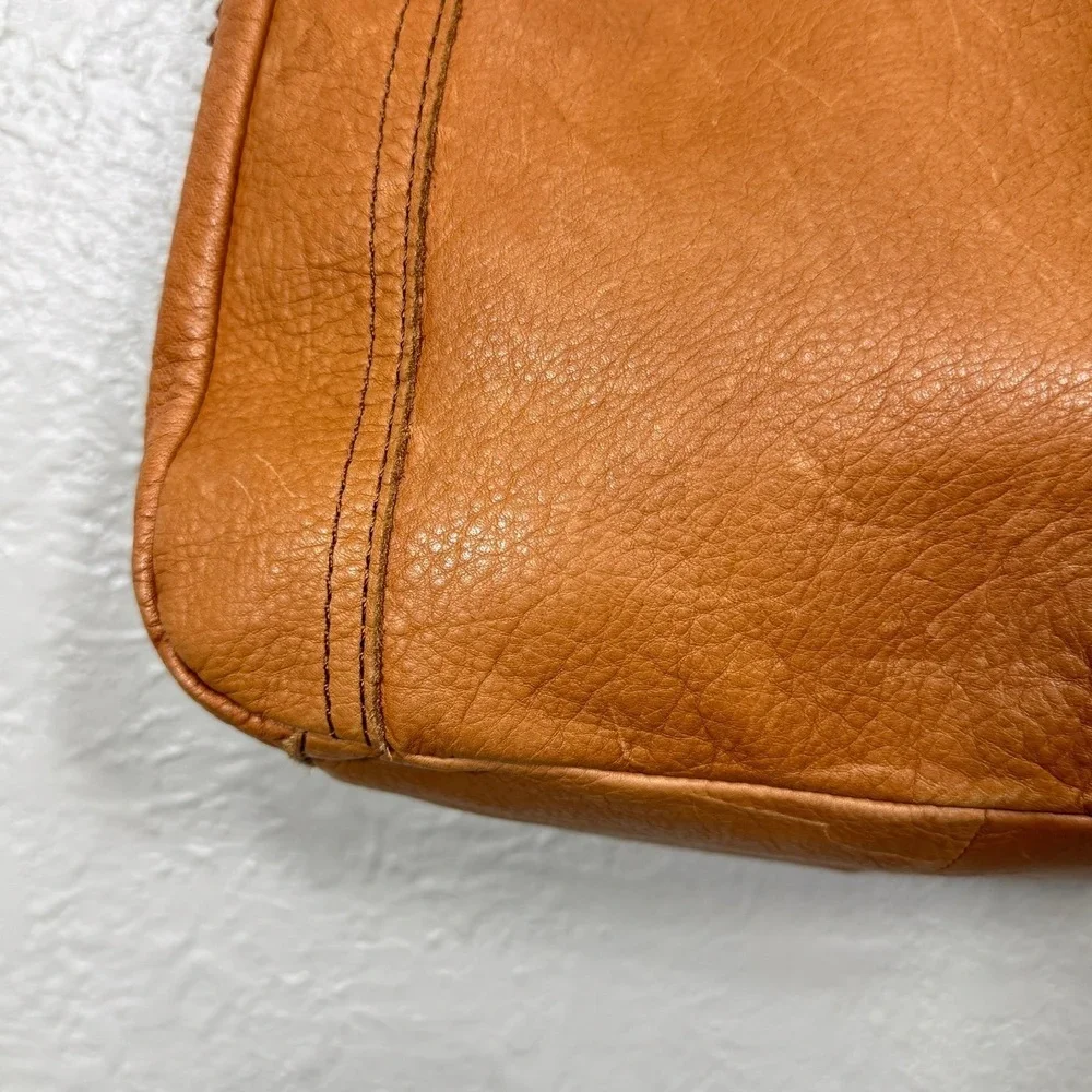 American Leather Austin Shoulder Bag Austin Cafe Latte Pebble Slouchy Hobo Purse